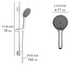 Brauseset Watersaving Chrom Produktbild-Vorschau 8