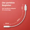 deleyCON USB-C auf 3,5mm Audio Adapter - DAC-Chip & TRRS - Produktbild-Vorschau 7