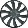 A single dark gray wheel cover is shown against a white background. Produktbild-Vorschau