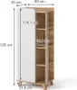 Mobiletto bagno Vicco Karen Sonoma/Bianco 50 x 128 cm con Anteprima dell’immagine prodotto 3