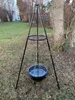 Schwenkgrill Gartengrill Grill Dreibein Holzkohlegrill Höhe Produktbild-Vorschau 1