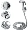 Bidet Brause Set Schlauch + Halter Dusche Edelstahl Hand WC Produktbild-Vorschau 1