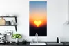 MuchoWow® Poster Herz - Horizont - Sonnenuntergang 60x120 Produktbild-Vorschau 3