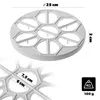 KADAX, stampo per ravioli in plastica, diametro 25 cm, Anteprima dell’immagine prodotto 2