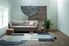 Rund Kurzflor Teppich Wohnzimmer Weiß 155 cm, Moderner Produktbild-Vorschau 3