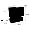 Reality Woody Tischleuchte E27  Naturbelassen R50181080 Produktbild-Vorschau 13