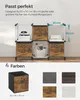 Aufbewahrungsbox, 6er Set, Ordnungsboxen, Vliesstoff, Produktbild-Vorschau 4