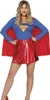 A woman wearing a superhero costume. Produktbild-Vorschau
