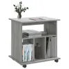 Rollschrank Grau Sonoma 60x45x60 cm Holzwerkstoff Produktbild-Vorschau 4
