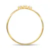 9K Goldring für Damen von Unique mit weißen Zirkonia Produktbild-Vorschau 4