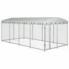 vidaXL Chenil d'extérieur avec toit 7,6x3,8x2,3 m Voir les images du produit 8