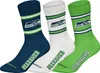 NFL Seattle Seahawks 3er-Pack weiche Baumwoll-Socken | Produktbild-Vorschau 1