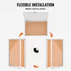 A diagram showing different installation options for a cork board. Anteprima dell’immagine prodotto