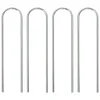 vidaXL Fußballtor mit Netz Weiß 214x75x152 cm Stahl & Produktbild-Vorschau 6