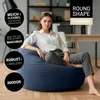 LUMALAND Sitzsack Cord Feincord 250L EPS Perlen Beanbag Produktbild-Vorschau 3