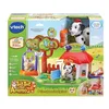 A Vtech Tut Tut Animo toy set featuring animal figures and a playhouse, presented in its retail packaging. Produktbild-Vorschau