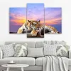 Triptychon auf leinwand tiger vor einem Produktbild-Vorschau 2