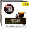 A box of Nescafé Dolce Gusto Espresso Intenso coffee capsules. Voir les images du produit