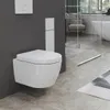 Aqua Bagno Spülrandlose Toilette Wand-WC inkl.abnehmbaren Produktbild-Vorschau 6