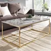 FineBuy tavolino 100x60x40 cm con aspetto marmo | Tavolo da Anteprima dell’immagine prodotto 1