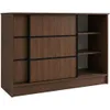 BEAUTYSOFA Kommode MIRELA 120 cm Warmia Walnuss, Sideboard Produktbild-Vorschau 3
