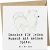 Mr. & Mrs. Panda Grußkarte Spitz Moment - Weiß - Geschenk, Produktbild-Vorschau 1