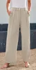 ASKSA Damen Anzughose Elegant High Waist Palazzo Hose Produktbild-Vorschau 2