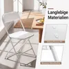 Ensemble de 4 chaises pliantes COSTWAY, chaises d'invités, Voir les images du produit 6
