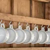 70 Stück Schraubhaken Set, Robuste Weiß Hakenschrauben mit Produktbild-Vorschau 3