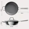 Bratpfanne Keramik mit Deckel 28cm 5L Antihaft Induktion Produktbild-Vorschau 9