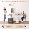 Iropro Stehpult Höhenverstellbar Sitz-Steh-Schreibtisch, Produktbild-Vorschau 2