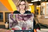 MuchoWow® Laptop Aufkleber Sticker Cover Marmor - Rot - Produktbild-Vorschau 5