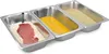 Panier-Set aus Edelstahl 3-teilig - 3x Schale zum Panieren Produktbild-Vorschau 2