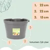 6er Set Fallrohr Blumentopf Fallrohr Blumentopf für Produktbild-Vorschau 2