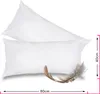 wometo 2 Stück / 2er Set Federkissen 100% Federn 40x80 - Produktbild-Vorschau 2