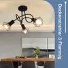 ZMH LED Deckenstrahler 3 Flammig Schwarz Deckenlampe Produktbild-Vorschau 2