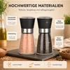 Salz und Pfeffermühle 2er Set aus Glas, Gewürzmühle mit Produktbild-Vorschau 3