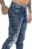 Red Bridge Herren Jogger Denim Jeanshose Cargo Hose Narrow Produktbild-Vorschau 6