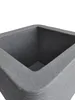 Pflanzkübel "Struktur Optik" 30x30x27 cm in Grau Produktbild-Vorschau 2