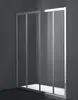 Duschkabine 175 cm Wandwand mit zwei festen Glasplatten und Produktbild-Vorschau 2