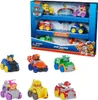 A set of Paw Patrol Pup Squad Racers toys in their packaging, with individual toys displayed below. Anteprima dell’immagine prodotto
