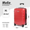 Handgepäckkoffer Trolley Hartschalenkoffer Hard Shell Produktbild-Vorschau 4