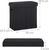 Relaxdays Faltbarer Sitzhocker, HxBxT: 49,5 x 46 x 25,5 cm, Produktbild-Vorschau 4