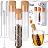 Vilde | Tamis à thé en verre Set - 3 pièces avec bouchon et Voir les images du produit 9