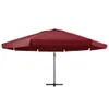 vidaXL Parasol avec mât en aluminium 600 cm rouge bordeaux Voir les images du produit 1