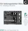 CELLONIC 2x Akku für Kamera Kompatibel mit Canon VIXIA HF Produktbild-Vorschau 4