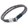 Unique Lederarmband: Antik Pazifik Edelstahlverschluss Produktbild-Vorschau 1