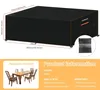 Solidchoice - Fundas para muebles de jardín, impermeables, Vista previa de la imagen del producto 2