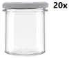 Dóza na varenie 350 ml STURZ / ROVNÁ číra 20 ks VČETNE Náhľad obrázku produktu 1