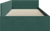 vidaXL Eckbettgestell mit Kopfteil Dunkelgrün 90 cm x 190 Produktbild-Vorschau 6